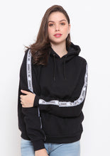 Load image into Gallery viewer, White Stripe Ganbatte Hoodie