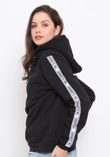Load image into Gallery viewer, White Stripe Ganbatte Hoodie