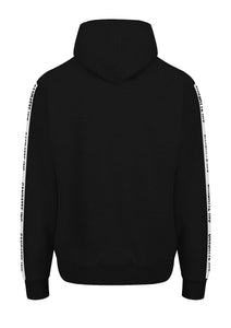 White Stripe Ganbatte Hoodie